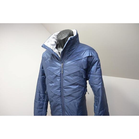 Columbia Omni-Heat Winter Jacket Interchange Hiking Full Zip Blue Womens Sz 1X - Picture 1 of 14